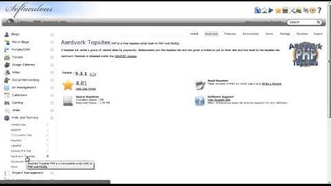 cPanel Hosting Tutorial - How to Install Aardvark Topsites Using Softaculous