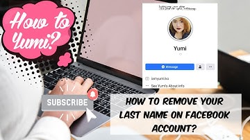 HOW TO REMOVE LAST NAME ON FACEBOOK? 3 VERY EASY STEPS | MAY 2020 | It