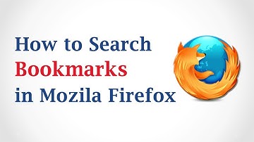How to Search Bookmarks in Mozilla Firefox