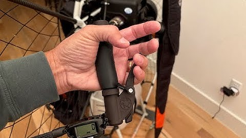 Atom 80 Iris "Ergo" Paramotor Throttle - Add a Tech Trails Tachometer