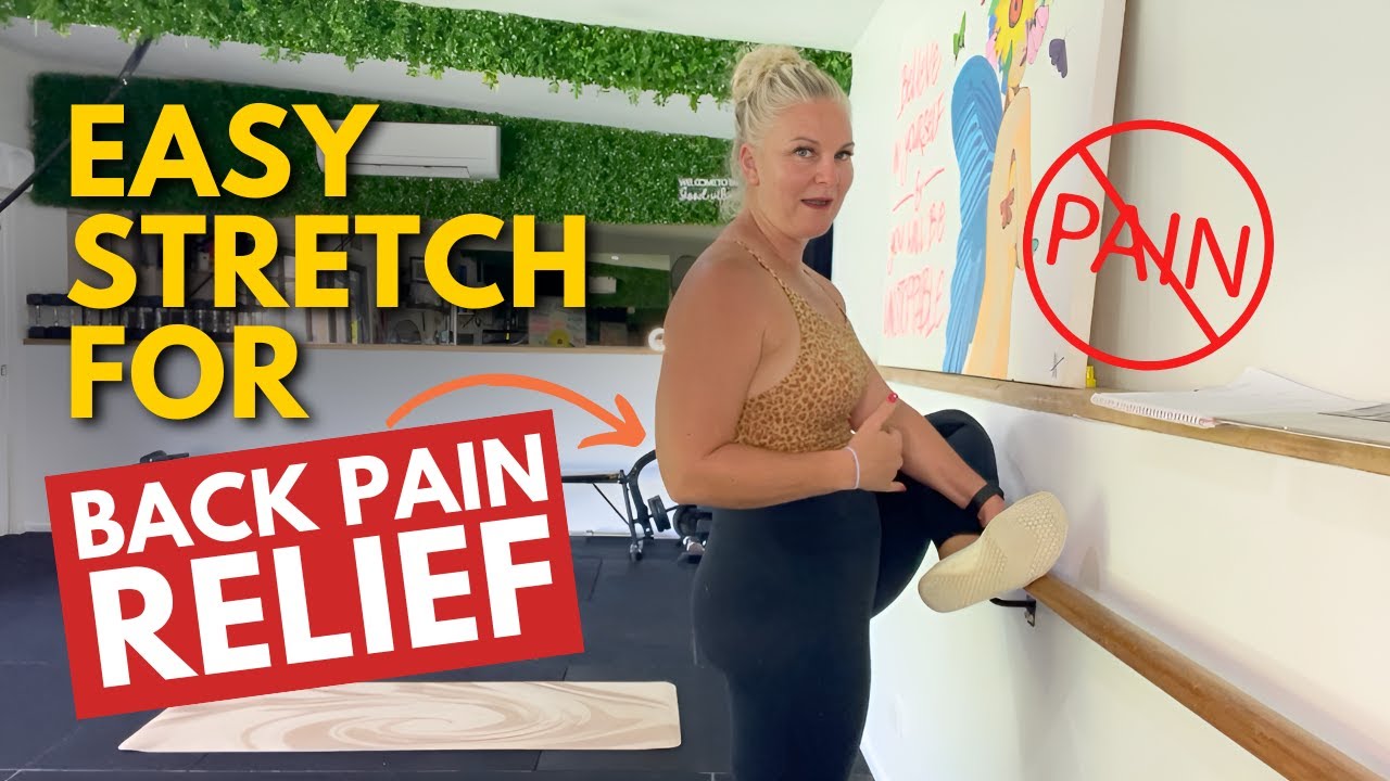 How To Stretch Your Hips - If You Have Back Pain - YouTube