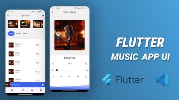 Flutter Music App UI Design - Flutter Tutorial