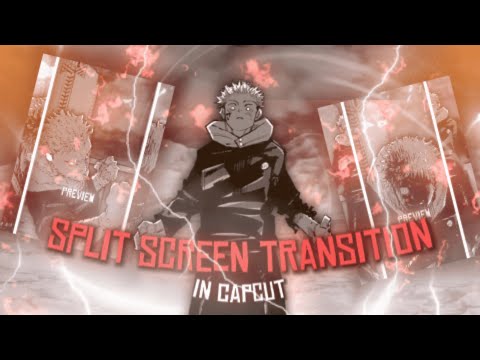 Split screen Transition Tutorial🔥| in Capcut #capcutpc