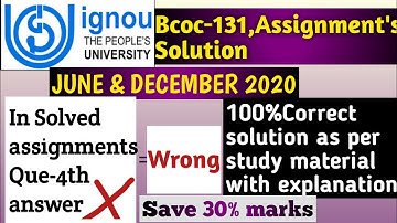 Ignou bcoc 131 solved assignment|bcoc 131 solved assignment 2019-20 english|bcoc 131 Q4 suspense a/c