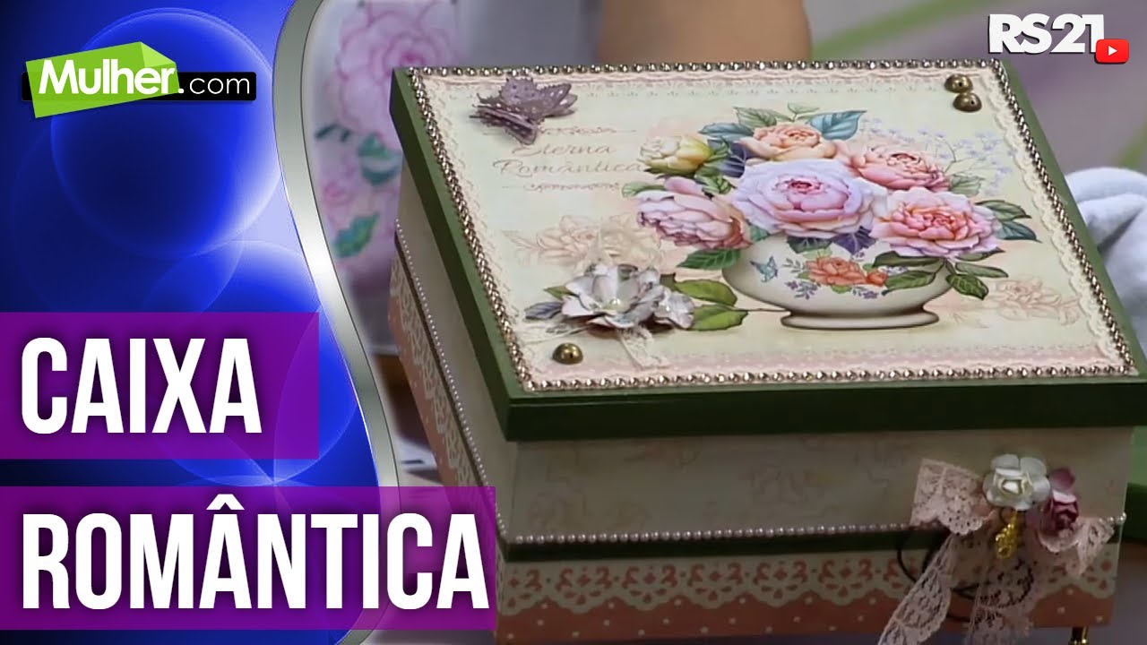 Caixa romântica rendada | Mulher.com | 