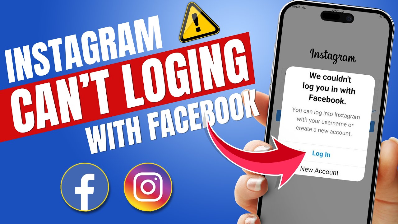 How to Fix Instagram Can’t Login with Facebook Error | IG Sign in Issue ...