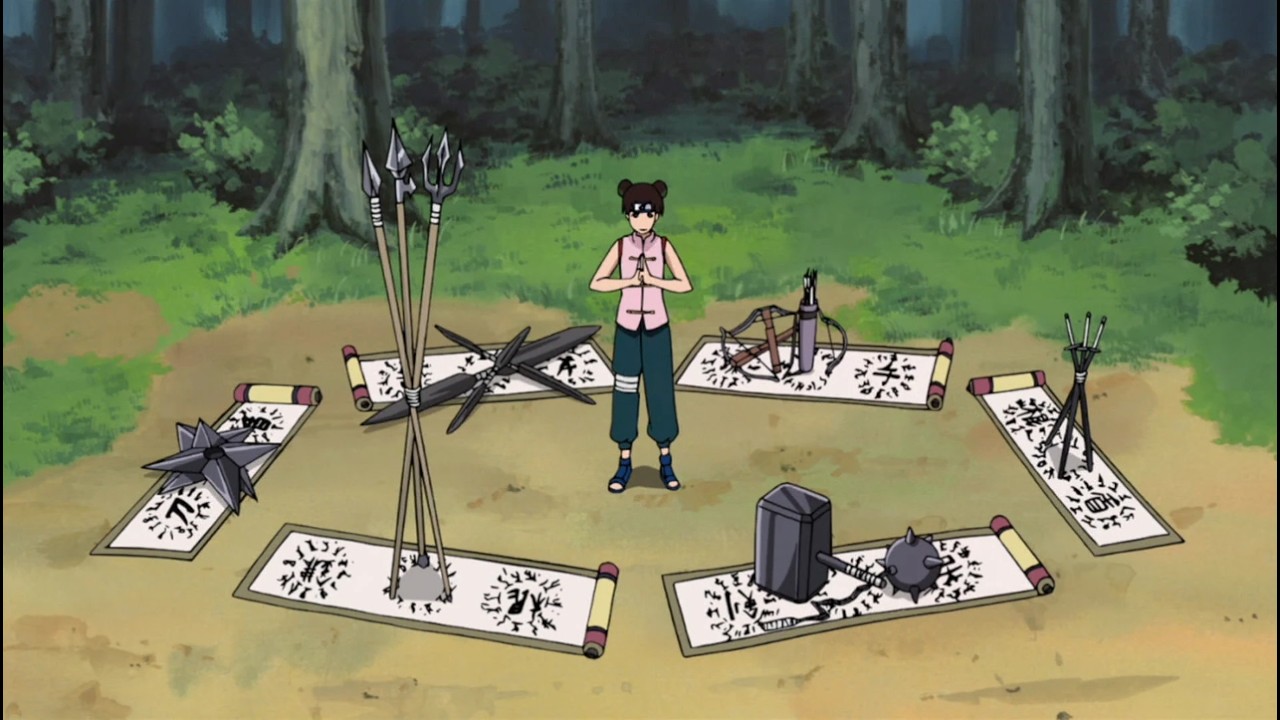 All of Tenten Jutsu テンテン (術)