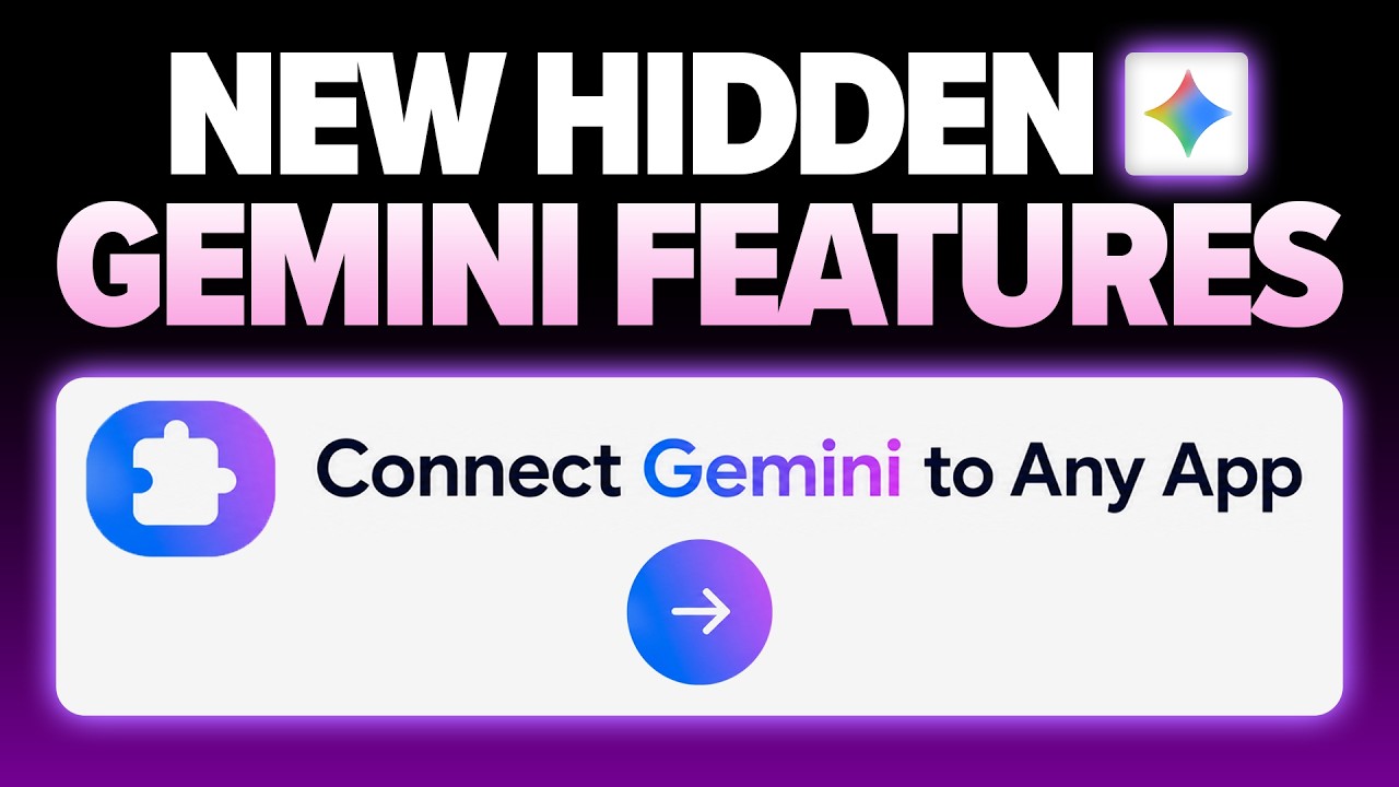 NEW Hidden Google Gemini Features You Didn't Know Existed 👀 (custom MCP)