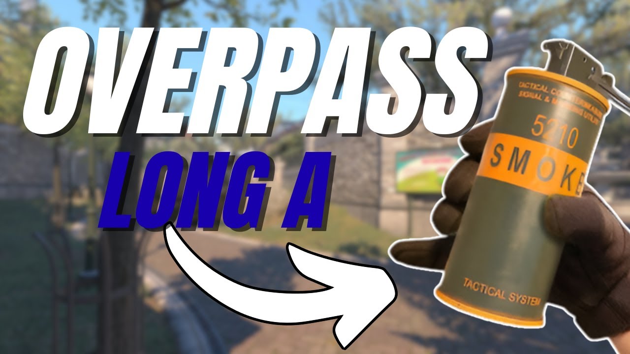 A Lurk Smoke on Overpass CS2 🌫️ (Pro Lineup Never Misses)