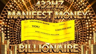 432Hz Manifest Money | MUSIC TO ATTRACT FAST MONEY | Receive ABUNDANCE Easily