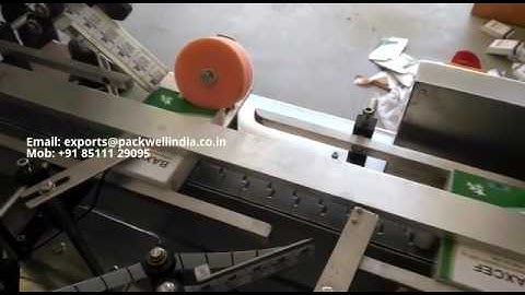 Automatic carton security seal labeling machine