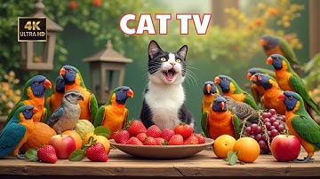 Cat TV : Ultimate Birds Squirrels in the Forest 🐿️ 4 Hours videos for cats 4K