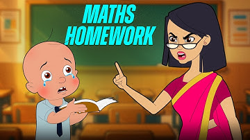 Mighty Raju - Homework Trouble 😢📚| Angry Teacher Cartoon | Funny Cartoons for Kids