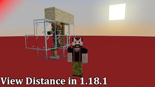View Distance Debugging | Minecraft Java 1.18.1