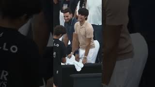 🔥 Carlos Alcaraz's New Long Hair Has Fans Talking! 😲🎾 #tennis #shorts