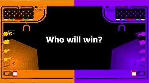 Core Destruction #2 - Marble battle in Algodoo