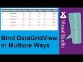 Cnet bind datagridview in multiple ways