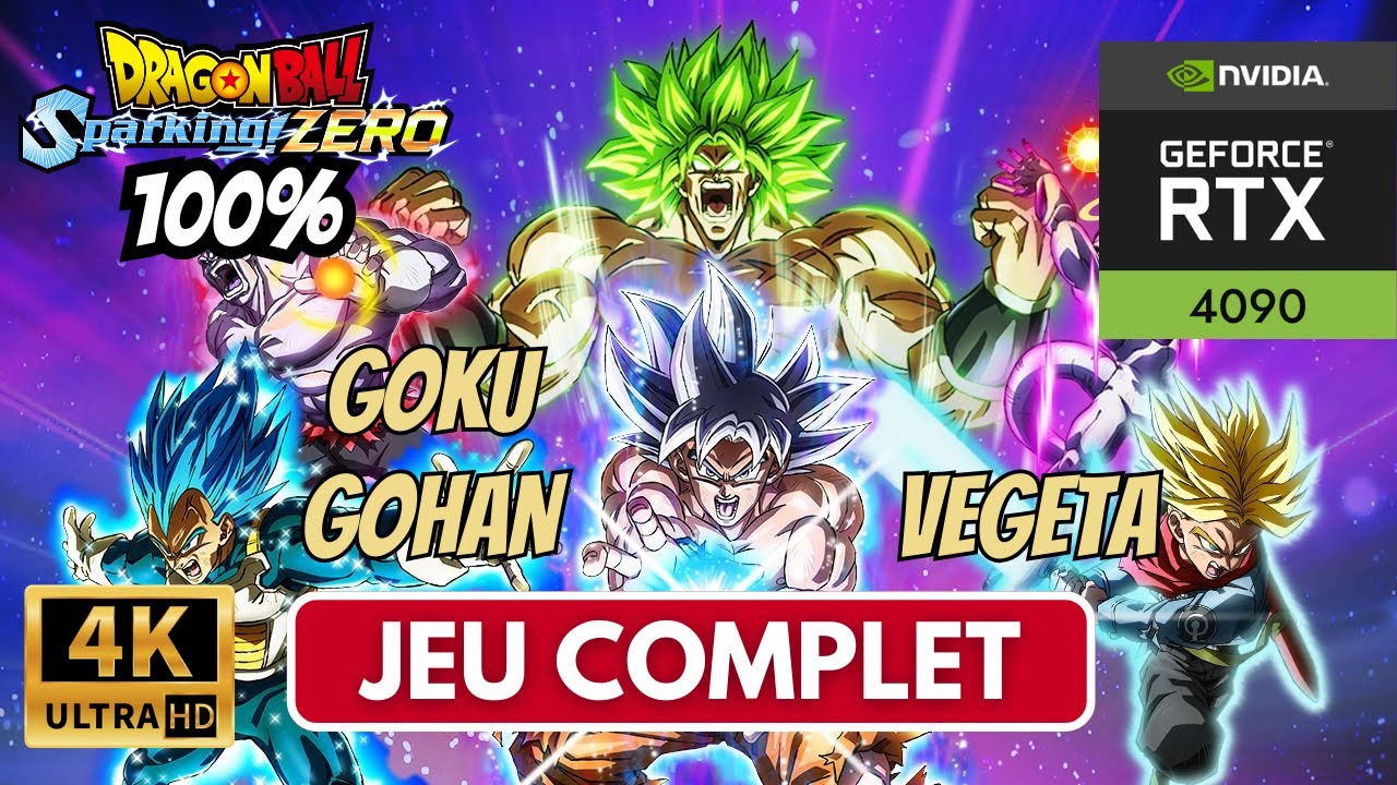 Dragon Ball Z Sparking Zero 100% - Jeu complet en français | Son Goku