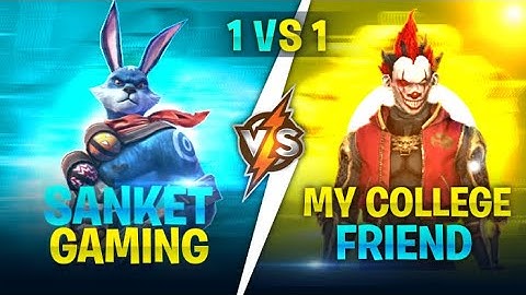 My Friend Challenge me for 1v1 Custom 😈 | Sanket Gaming