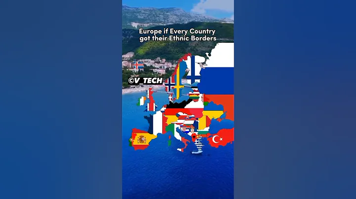 European Map with Ethnic Borders! | #fyp #europemap #ethnicity #viral