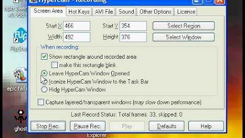 hypercam 2 tutorial part 1