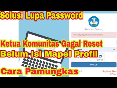 Cara Mengatasi Lupa Password SIM PKB Login SIM PKB 2020 untuk Program Guru Belajar Seri PPPK 2021