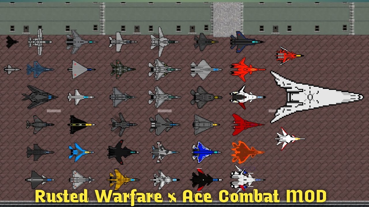 Full Released My Ace Combat MOD [ Rusted Warfare ] - YouTube