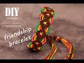 Pulsera de la amistad #1 con flecos. / Friendship bracelet n⁰1 Tutorial DIY.
