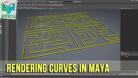 Maya Tutorial- How To Render Curves In Maya and Arnold