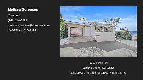 Melissa Sorensen- 32033 Point Pl Laguna Beach, CA ...