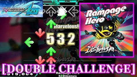 【DDR A20】 Rampage Hero [DOUBLE CHALLENGE] 譜面確認+Clap