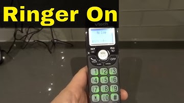 Vtech Cordless Phone-How To Turn Ringer On-Easy Instructions