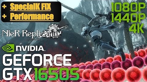 NieR Replicant + SpecialK FIX | GTX 1650 Super | Performance Review