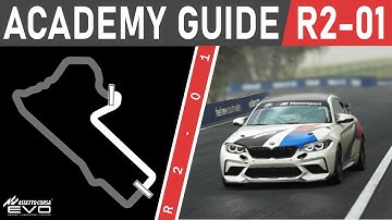 How To Get 3 Stars R2-01 Driving Academy Guide - Assetto Corsa EVO