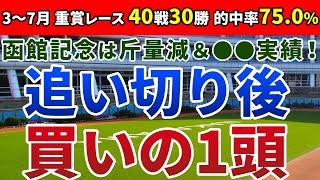 函館記念2020 は斤量減＆●●実績！【追い切り後 ⇒ 買いの1頭】公開！