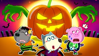Scary Fruits &amp; Vegetables! - Happy Halloween - Cartoons for kids @wolfooseries-officialchannel
