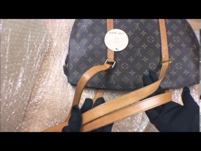 LOUIS VUITTON LUCO MONOGRAM CANVAS TOTE BAG BROWN-CC573-sold 