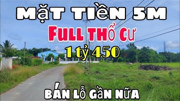 ms138,Nhà đất Củ Chi giá rẻ, bán lô đất mặt tiền đường nhựa, Full thổ cư