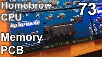 Memory PCB - Making an 8 Bit pipelined CPU - Part 73