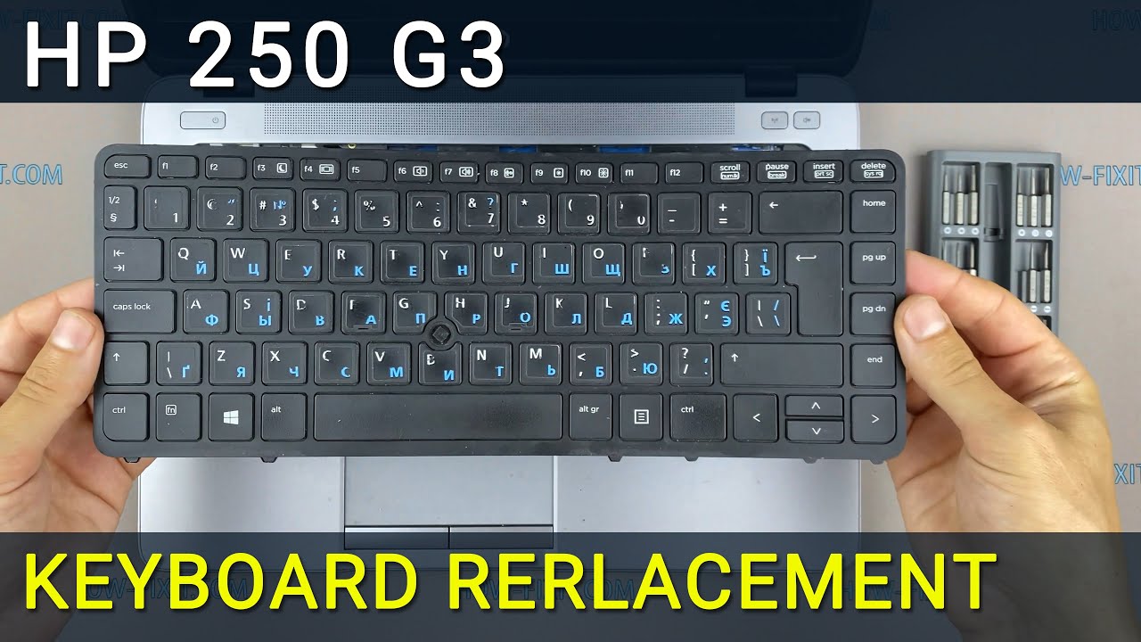 Keyboard Replacement Hp 250 G3 Youtube