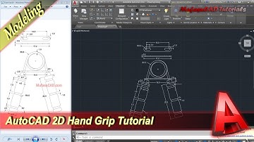 2D Hand Grip Design | Autocad Tutorial | Practice Exercise 30