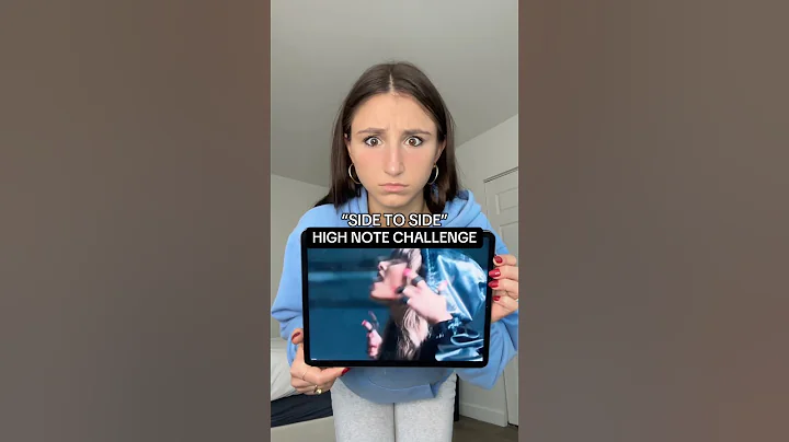 HARDEST ARIANA GRANDE NOTE.. EVER?👀😅 #highnotes #arianagrande #belting #viraltiktok #americanidol