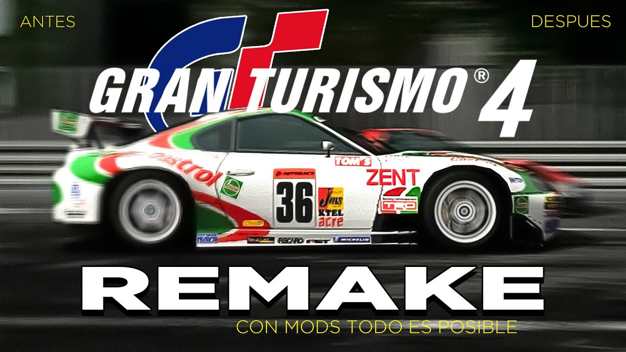 REMASTERIZARAM O GRAN TURISMO 4 DE PS2!😱 (NOVO MOD DE TEXTURAS)  IMPRESSIONANTE! 4K 60FPS 