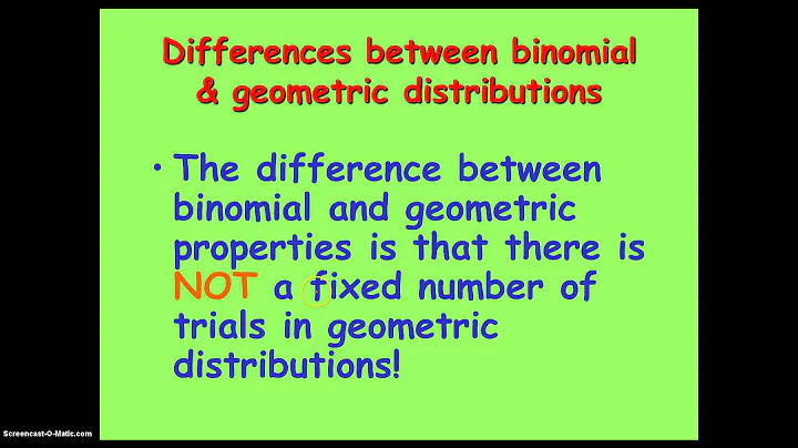 AP Stats: Geometric Distributions
