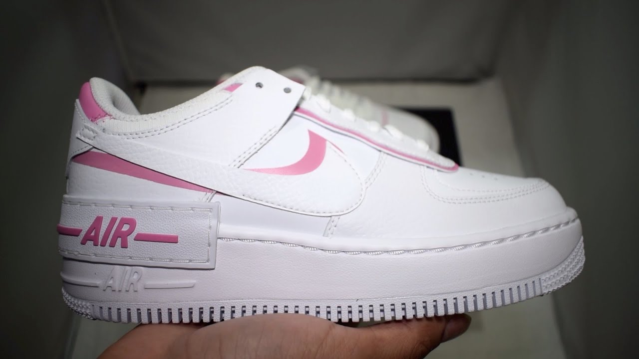 pink shadow nike air force 1