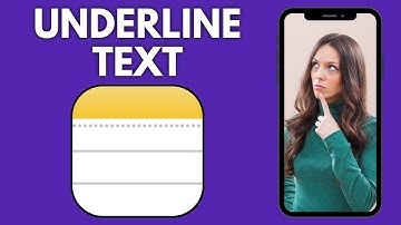 How To Underline Text On Apple Notes App | Step By Step Guide - Apple Notes Tutorial Video