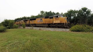 NS I5Q with SD70M Leading all Union Pacific Power - 5013, 7646, 6619