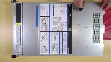Lenovo ThinkSystem SR650 removing an air baffle