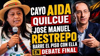 🚨Cayó Aida- José Manuel Restrepo barre el piso con ella en DEBATE 