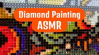 Diamond Painting ASMR - Oddly Satisfying Soothing Sounds - No Talking